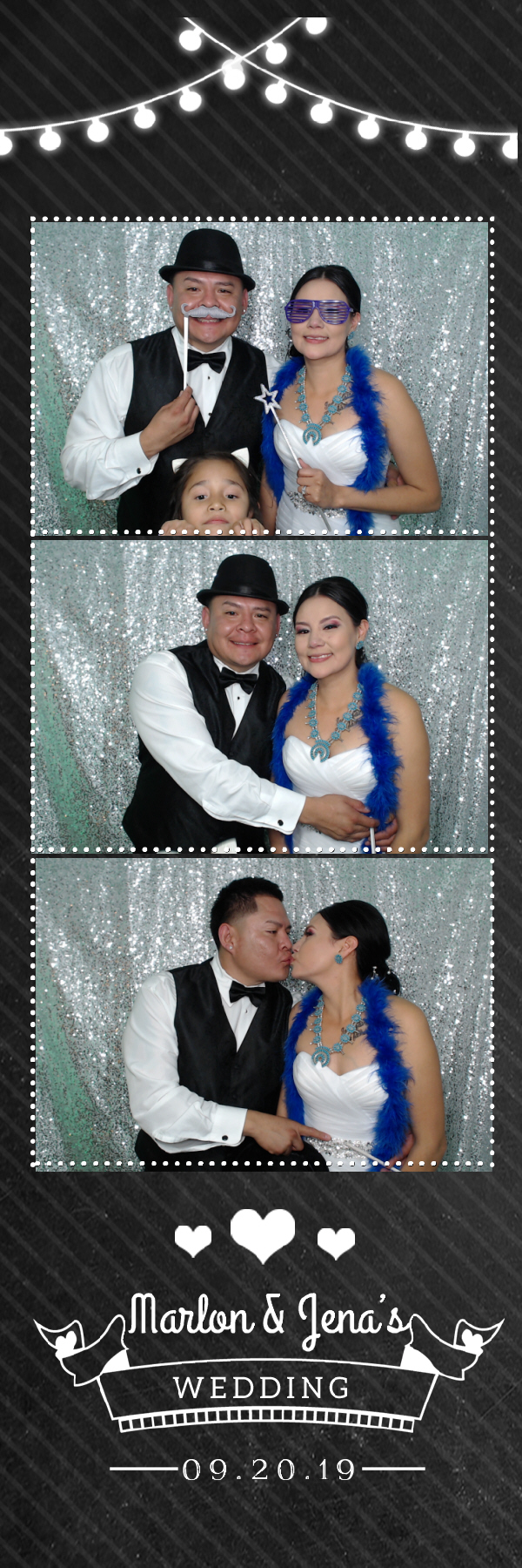 Jena and Marlon's Wedding | View more photos from the event at gallery.photoboothbillings.com/u/PhotoBoothBillings/Jena-and-Marlons-Wedding